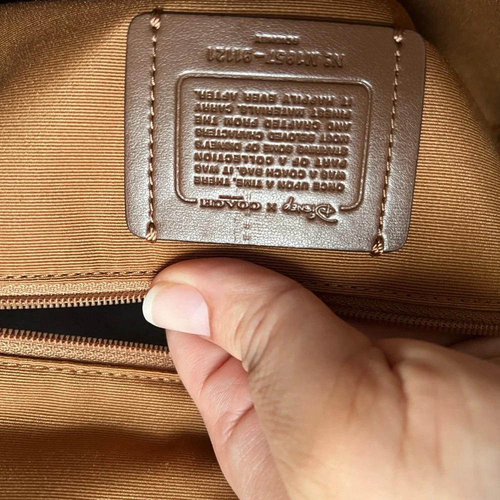 NWT Disney x coach dumbo brown and white  Women's Back pack - Picture 7 of 11